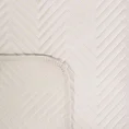 EUROFIRANY PREMIUM Narzuta SIMONA z miękkiego i matowego welwetu pikowana w jodełkę metodą hot press - 200 x 220 cm - kremowy 4