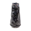 Wazon ceramiczny ALDA o nieregularnym kształcie w stylu boho - ∅ 14 x 28 cm - granatowy 2