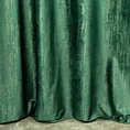 Zasłona MARSALA z miękkiej welwetowej tkaniny zdobiona przecieranym szampańskim nadrukiem - 140 x 250 cm - ciemnozielony 3
