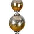 Lampa stojąca SABRINA z podstawą łączącą szkło i metal z welwetowym abażurem - ∅ 38 x 157 cm - złoty 4
