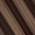 Zasłona gotowa SANCY o charakterystycznym płóciennym splocie - 140 x 250 cm - brązowy 6