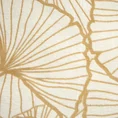 LIMITED COLLECTION Koc LUNA 3 miękki i puszysty w dotyku  z motywem liści miłorzębu BLASK BIELI - 150 x 200 cm - biały 5