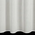 Firana MARGO z błyszczącej tkaniny o gęstym splocie - 140 x 270 cm - biały 3