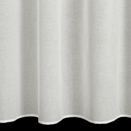 Firana MARGO z błyszczącej tkaniny o gęstym splocie Firana MARGO z błyszczącej tkaniny o gęstym splocie - 300 x 270 cm