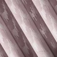 Zasłona CHILL z miękkiego welwetu ze srebrnym nadrukiem - 140 x 250 cm - pudrowy róż 6