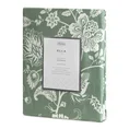 ELLA LINE Komplet pościeli z wysokogatunkowej bawełny z motywem roślinnym w stylu folk - 220 x 200 cm - zielony 2