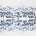 EUROFIRANY CLASSIC Komplet pościeli z wysokogatunkowej satyny bawełnianej  z ornamentowym nadrukiem - 140 x 200 cm, 1 szt. 70 x 80 cm - biały 4