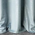 DESIGN 91 Zasłona CYPR z miękkiego welwetu z nieregularnym srebrnym nadrukiem - 140 x 270 cm - niebieski 3