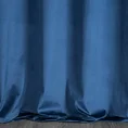 Zasłona MARGOT z welwetu z ozdobnym pasem zdobionym haftem oraz lśniącymi cekinami - 140 x 250 cm - granatowy 3