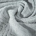 Ręcznik INDILA w kolorze srebrnym, z żakardowym geometrycznym wzorem - 30 x 50 cm - jasnopopielaty 5