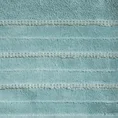 Ręcznik z bordiurą z przetykaną srebrną nicią - 50 x 90 cm - miętowy 2