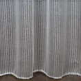 Dekoracja okienna o ozdobnym splocie w formie siatki - 140 x 250 cm - szary 3