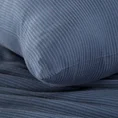 TERRA COLLECTION Komplet pościeli PALERMO 7 z żakardowym wzorem w drobne prążki - 160 x 200 cm - ciemnoniebieski 13