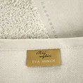 EWA MINGE Ręcznik KARINA w kolorze beżowym, zdobiony aplikacją z cyrkonii na miękkiej szenilowej bordiurze - 70 x 140 cm - beżowy 6