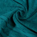 EUROFIRANY PREMIUM Ręcznik MILA  z włókien bambusowych z  bordiurą tkaną w ozdobne pasy 3D - 70 x 140 cm - turkusowy 5