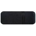 Ręcznik z bordiurą podkreśloną błyszczącą nicią - 70 x 140 cm - czarny 3