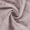 Ręcznik z żakardowym wzorem - 70 x 140 cm - liliowy 5