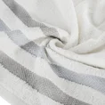 EUROFIRANY CLASSIC Ręcznik bawełniany GRACJA z ozdobną bordiurą w pasy - 70 x 140 cm - kremowy 5