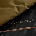 EVA MINGE Komplet pościeli EVA 09A z najwyższej jakości makosatyny bawełnianej z logo EVA MINGE i ozdobną tasiemką welwetową - 160 x 200 cm - czarny 5