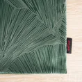 PIERRE CARDIN bieżnik welwetowy GOJA z błyszczącym nadrukiem w formie liści miłorzębu - 40 x 140 cm - zielony 7