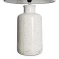 Lampka stołowa RUBI na ceramicznej podstawie z abażurem z matowej tkaniny - ∅ 43 x 70 cm - kremowy 4