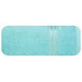EUROFIRANY CLASSIC Ręcznik z bordiurą podkreśloną błyszczącą nicią - 50 x 90 cm - niebieski 3