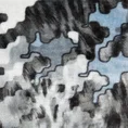 EUROFIRANY PREMIUM Miękki i delikatny w dotyku koc z patchworkowym motywem - 150 x 200 cm - czarny 4