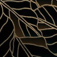 LIMITED COLLECTION Obraz LILI 1 ze złotym błyszczącym nadrukiem w złotej ramie - 53 x 53 cm - czarny 9