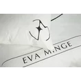 EVA MINGE Komplet pościeli SILK z makosatyny najwyższej jakości satyny bawełnianej z nadrukiem logo - 220 x 200 cm - biały 5