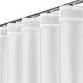 Zasłona DORA z gładkiej i miękkiej w dotyku tkaniny o welurowej strukturze - 280 x 240 cm - biały 8