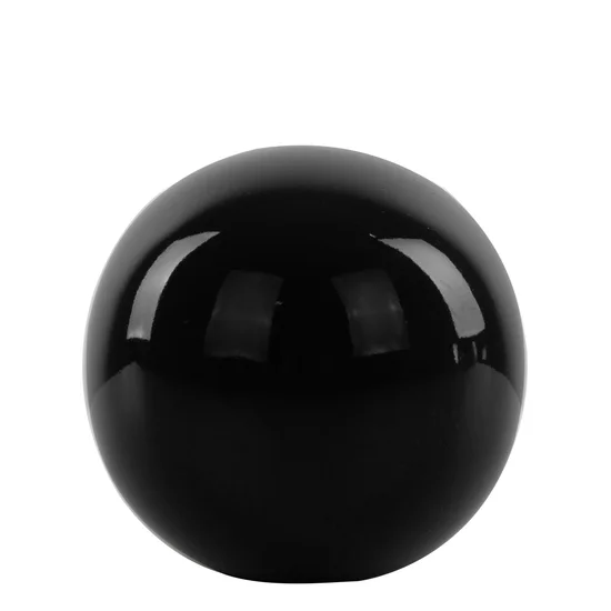 Kula ceramiczna MAJA prosty i elegancki design - ∅ 9 x 9 cm - czarny