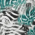 EUROFIRANY NOVA Komplet pościeli ZEBRA z wysokogatunkowej satyny bawełnianej z motywem zwierzęcym - 220 x 200 cm - wielokolorowy 2