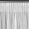 Firana ARLETA z lekkiej tkaniny szyfonowej z delikatnym połyskiem - 350 x 270 cm - biały 9