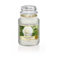YANKEE CANDLE - Duża świeca zapachowa w słoiku - Camellia Blossom - ∅ 11 x 17 cm - biały 1