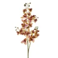 STORCZYK WIELOKWIATOWY kwiat sztuczny dekoracyjny z płatkami z jedwabistej tkaniny - ∅ 5 x 77 cm - żółty 1