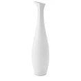 Wazon ceramiczny RISO z drobnym wzorem - ∅ 15 x 60 cm - biały 2
