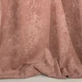 Zasłona z miękkiej szenilowej tkaniny jednokolorowa - 140 x 250 cm - różowy 3