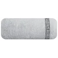 PIERRE CARDIN Ręcznik TOM w kolorze srebrnym, z żakardową bordiurą - 50 x 90 cm - srebrny 3
