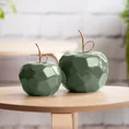 Figurka ceramiczna APEL - jabłko o geometrycznych kształtach - 16 x 16 x 13 cm - zielony 4