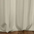 Zasłona gotowa EVITA z gładkiej tkaniny - 140 x 250 cm - jasnobeżowy 3