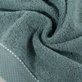 Ręcznik DAISY z bordiurą podkreśloną kontrastującym stebnowaniem - 30 x 50 cm - miętowy 5