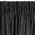 Zasłona AMELIA z dwóch rodzajów miękkiego welwetu w eleganckiej czerni - 140 x 270 cm - czarny 5