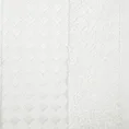 Ręcznik BAMBO02 w kolorze kremowym, z domieszką włókien bambusowych, z ozdobną bordiurą z geometrycznym wzorem - 50 x 90 cm - kremowy 2