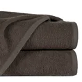 EUROFIRANY CLASSIC Ręcznik GŁADKI jednokolorowy klasyczny - 50 x 90 cm - brązowy 1