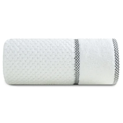 EUROFIRANY PREMIUM Ręcznik CALEB z bawełny frotte o strukturze drobnej krateczki EUROFIRANY PREMIUM Ręcznik CALEB z bawełny frotte o strukturze drobnej krateczki - 50 x 90 cm