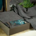 EWA MINGE Komplet ręczników CHIARA w eleganckim opakowaniu, idealne na prezent! - 2 szt. 50 x 90 cm - srebrny 7