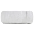 Ręcznik LORITA 70X140 cm bawełniany z żakardową bordiurą w stylu eko - 70 x 140 cm - biały 3