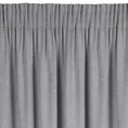 Zasłona ERIS w stylu eko o płóciennym splocie - 140 x 270 cm - srebrny 6