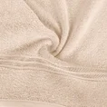 Ręcznik LORI z bordiurą podkreśloną błyszczącą nicią - 50 x 90 cm - beżowy 5