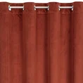 Zasłona LILI z falującym wytłaczanym  wzorem - 140 x 250 cm - brązowy 6